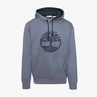 Bluzy męskie - TIMBERLAND BLUZA Z KAPTUREM TFO TREE LOGO BRUSHBACK HOODIE - Timberland - miniaturka - grafika 1