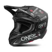 Kaski motocyklowe - Kask MX O'Neal 5Srs Polyacrylite Brand Czarny/SzaryXS - miniaturka - grafika 1