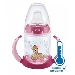 NUK Butelka do nauki picia z ustnikiem i wskaźnikiem temperatury Bambi 150ml 6-18m 0382911 - Butelki dla niemowląt - miniaturka - grafika 2