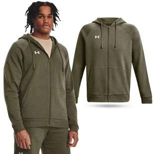 Męska bluza z kapturem fitness Under Armour Rival Fleece - Bluzy sportowe męskie - miniaturka - grafika 1