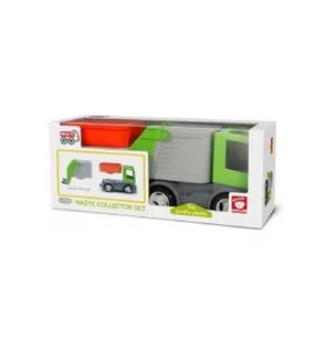 Igracek MultiGO Śmieciarka 1+2 Eco Box - Samochody i pojazdy dla dzieci - miniaturka - grafika 1