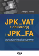 Finanse, księgowość, bankowość - Tomala Grzegorz JPK_VAT z deklaracją i JPK_FA - miniaturka - grafika 1