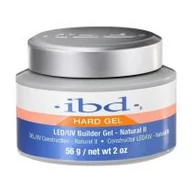 Żele do paznokci - Ibd Hard Builder Gel LED/UV żel budujący Natural II 56 g - miniaturka - grafika 1