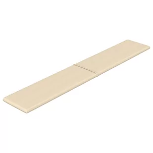 Panele ścienne, 12 szt., kremowe, 90x15 cm, tkanina, 1,62 m² - Panele ścienne i boazeria - miniaturka - grafika 4