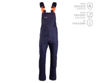 Akcesoria spawalnicze - OGRODNICZKI OCHRONNE PROFFLAM ANTISTATIC; EN 1149-5:2008 , EN ISO 11612:2015 A1 A2 B1 C1 , EN ISO 11611:2015 A1 A2 CLASS 1; GRANATOWY - miniaturka - grafika 1