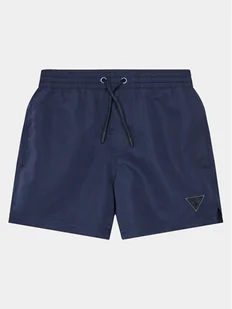 Guess Szorty sportowe L4GZ06 WG282 Granatowy Regular Fit - Spodenki damskie - miniaturka - grafika 1