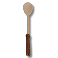Przybory do gotowania - Łyżka drewniana z rustykalną rączką 34 cm - miniaturka - grafika 1