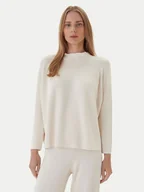 Swetry damskie - Kontatto Sweter 3M0811C Écru Regular Fit - miniaturka - grafika 1
