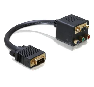 Delock VGA - VGA + 3X CHINCH (GGAOIDX100RSEW) - Złącza, przejściówki, adaptery - miniaturka - grafika 6