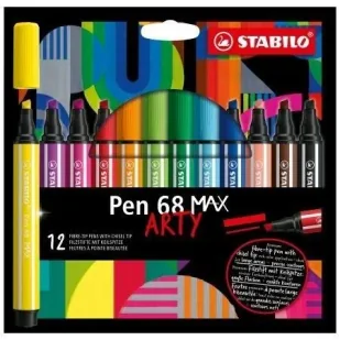Flamaster Pen 68 Max Arty 6szt - Stabilo - Flamastry - miniaturka - grafika 1