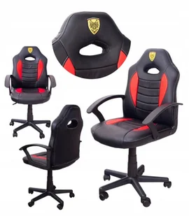 FOTEL GAMINGOWY DLA GRACZA KUBEŁKOWY ERGONOMICZNY BIUROWY DLA DZIECI - Fotele gamingowe - miniaturka - grafika 1