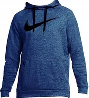 Bluzy męskie - Bluza Sportowa Męska Nike Therma z Kapturem CU6238-492 r. M - miniaturka - grafika 1