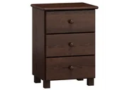 Szafki nocne - Szafka sosnowa TINA S3 orzech - miniaturka - grafika 1