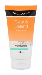 Neutrogena Clear & Defend Wash-Mask maseczka do twarzy 150 ml dla kobiet - Maseczki do twarzy - miniaturka - grafika 1