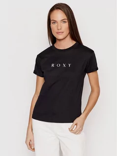 Koszulki sportowe damskie - Roxy T-Shirt Epic Afternoon ERJZT05385 Czarny Regular Fit - grafika 1