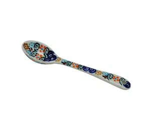 Ceramiczna łyżka deserowa Ceramika Bolesławiec - Łyżki - miniaturka - grafika 1