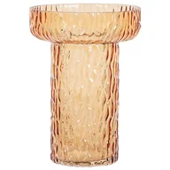 Wazony i flakony - Wazon na kwiaty szklany 20 cm pomarańczowy PLATANIA - miniaturka - grafika 1