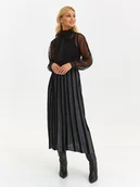 Bluzki damskie - Bluzka damska bluzka długi rękaw czarna - SBD1511CA - TOP SECRET - Odzieżowy sklep internetowy TOP SECRET - miniaturka - grafika 1