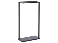 Wieszaki łazienkowe - Stojak Na Ręczniki 42 X 83 Cm Czarny Garcitas - miniaturka - grafika 1