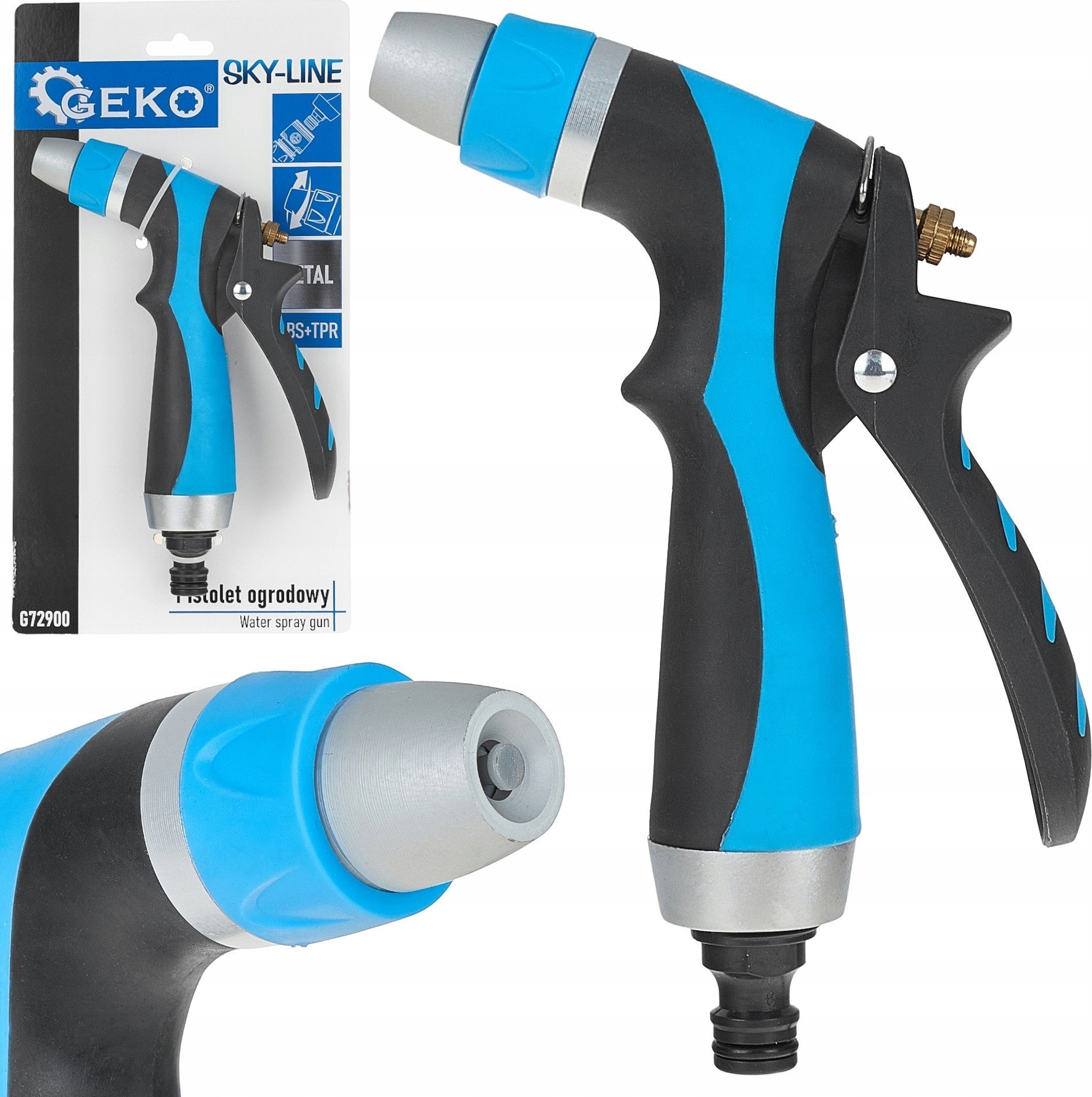 Pistolet ogrodowy metalowy regulowany SKY-LINE 48