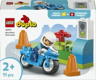 Klocki - LEGO Duplo Niebieski motocykl policyjny 10471 - miniaturka - grafika 1