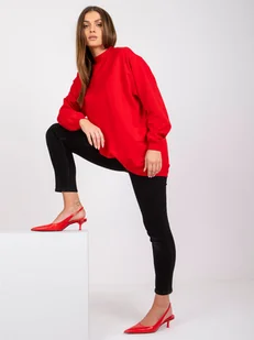 Czerwona bluza Twist-S/M - Bluzy damskie - miniaturka - grafika 1