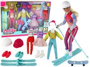 Domki dla lalek - Lalka Dla Dzieci Anlily 4 Sporty Narty Snowboard Joga Balet Akcesoria - miniaturka - grafika 1