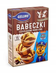 GELLWE Babeczki czekoladowo-waniliowe mieszanka do wypieku 238 g - Dodatki do ciast w proszku - miniaturka - grafika 1