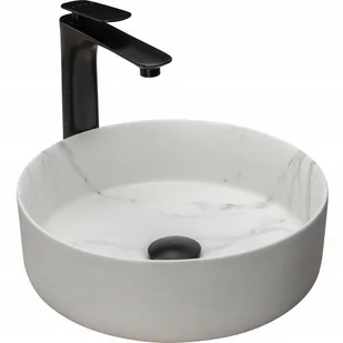 Rea Umywalka nablatowa marble matt SAMI U8703 - Umywalki - miniaturka - grafika 1