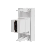Gniazdka elektryczne - Gniazdo HDMI Maclean, pojedyncze, białe, MCE720W - miniaturka - grafika 1