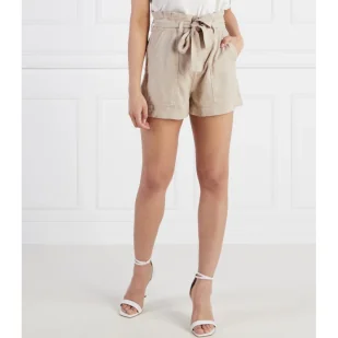 GUESS Szorty + pasek Szorty JANNA | Regular Fit - Spodenki damskie - miniaturka - grafika 1