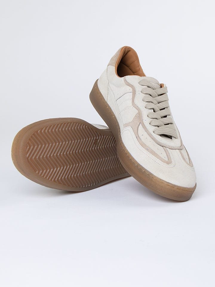 PAUL VESTERBRO Skórzane sneakersy w kolorze beżowym