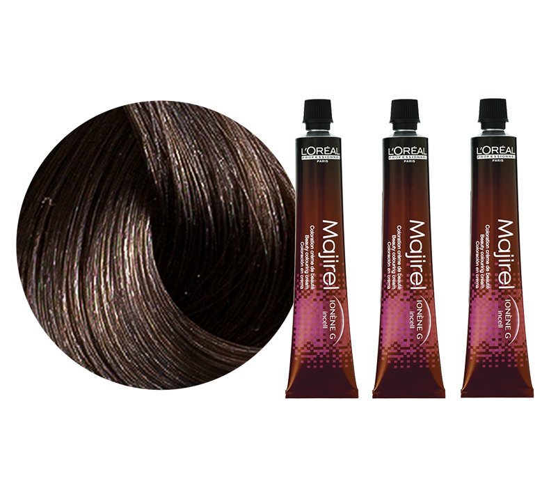 LOREAL MAJIREL FARBA DO WŁOSÓW KOLOR 5 BRĄZ 3X50ML