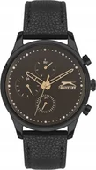 Zegarki męskie - Zegarek męski SLAZENGER SL.09.6387.2.01 czarny fashion na prezent - miniaturka - grafika 1