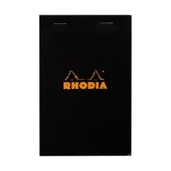 Notesy i bloczki - Blok Rhodia N°14 11x17 cm, kratka, czarny - miniaturka - grafika 1