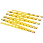 Poziomice, łaty, miary - Miara składana drewniana 2 m HIGO - miniaturka - grafika 1