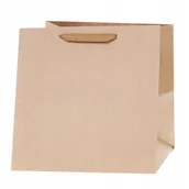 Opakowania i torebki na prezenty - Rozette Torebka ozdobna 200x200 Tw Kraft Q2 Fol A 12 - miniaturka - grafika 1