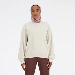 Bluza damska New Balance WT41500LIN  beżowa - Bluzy damskie - miniaturka - grafika 1