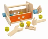 Mały majsterkowicz - Plan Toys dziecięca skrzynka narzędziowa "Robot" - miniaturka - grafika 1