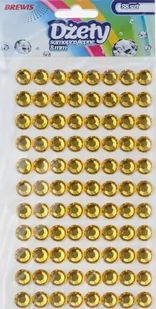 Brewis Dżety samoprzylepne złote 8mm (88) VB8643 - Dekoratorstwo - miniaturka - grafika 1