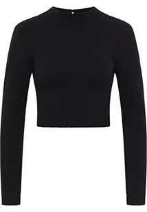 LEOMIA Damski sweter z dzianiny 11119382-LE02, czarny, XL/XXL, czarny, XL-XXL - Swetry damskie - miniaturka - grafika 1