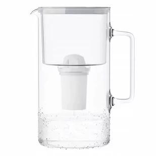 Wessper AquaClassic Crystalline 2,5L Szary szklany dzbanek filtrujący z 12 wkładami - Dzbanki filtrujące - miniaturka - grafika 3