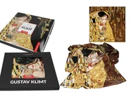 Apaszki i szaliki damskie - Chusta - G. Klimt, Pocałunek (CARMANI) - miniaturka - grafika 1