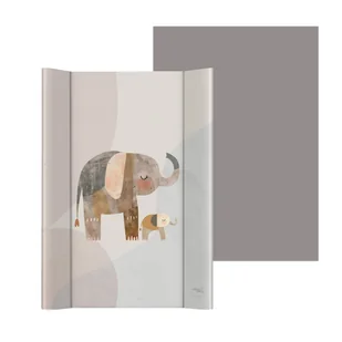 CEBA BABY Przewijak miękki profilowany krótki (50x70) Basic Elephant Family - Przewijaki - miniaturka - grafika 1