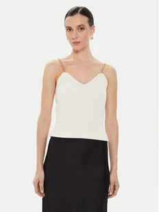 Morgan Top 241-MUSTO Écru Slim Fit - Koszulki i topy damskie - miniaturka - grafika 1