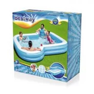 Baseny ogrodowe - Bestway Basen dmuchany 305 x 274 x 46 cm niebieski 54321 54321 - miniaturka - grafika 1