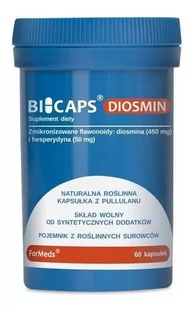 FORMEDS BICAPS DIOSMIN 60 kaps Dla zdrowia naczyń żylnych - Serce i układ krążenia - miniaturka - grafika 1