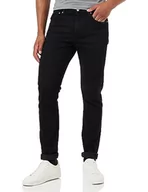 Spodenki męskie - Calvin Klein Jeans Męskie spodnie zwężane, Czarny jeans, 32W / 30L - miniaturka - grafika 1