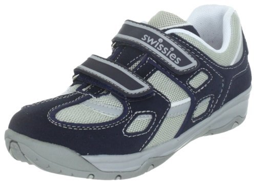 Swissies Półbuty chłopięce Thor, niebieski - Niebieski Dark Navy Ice Grey Cement - 29 EU