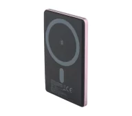 Powerbanki - QUALO QMPB5US1509 5000mAh 15W Różowy - miniaturka - grafika 1